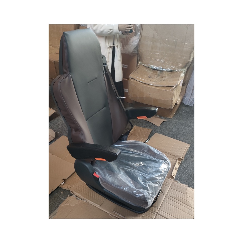 Air Suspension Heavy Duty Truck Seat Cover Leather for Mercedes-Benz SCANIA VOLVO