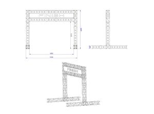 China Outdoor Event Performance Aluminum Truss Tower Goal Post Truss System wholesale