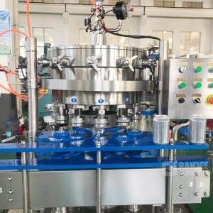 China Equal Pressure 750ml Soda Can Filling Machine hygienic safety wholesale