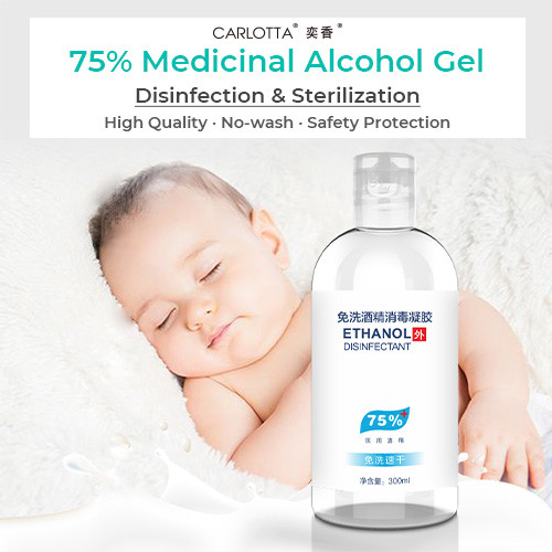 Hand Sanitizer Medicinal Alcohol 75% Gel Disinfection With Against Germs Hand Sanitizer