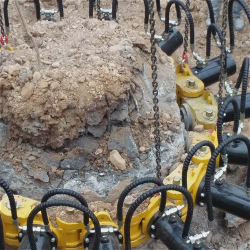 Foundation Piling Customized Pile Breaker Machine For Pile OD600-OD3000mm