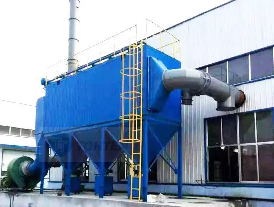 Industrial Vertical Pulse Jet Pulse Bag Filter Dust Collector For Cement Plant