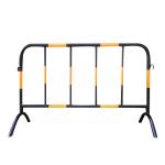89'' Temporary Steel Fence 39 Inch Metal Pedestrian Barriers Lamp Farm