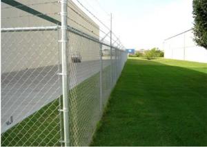 China Anti Static Woven Chain Link Fence 75*75mm 60g/M2 Galvanized wholesale