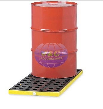 Precision Roto Molded Plastic Drum Pallets , LLDPE Rotational Moulding Products