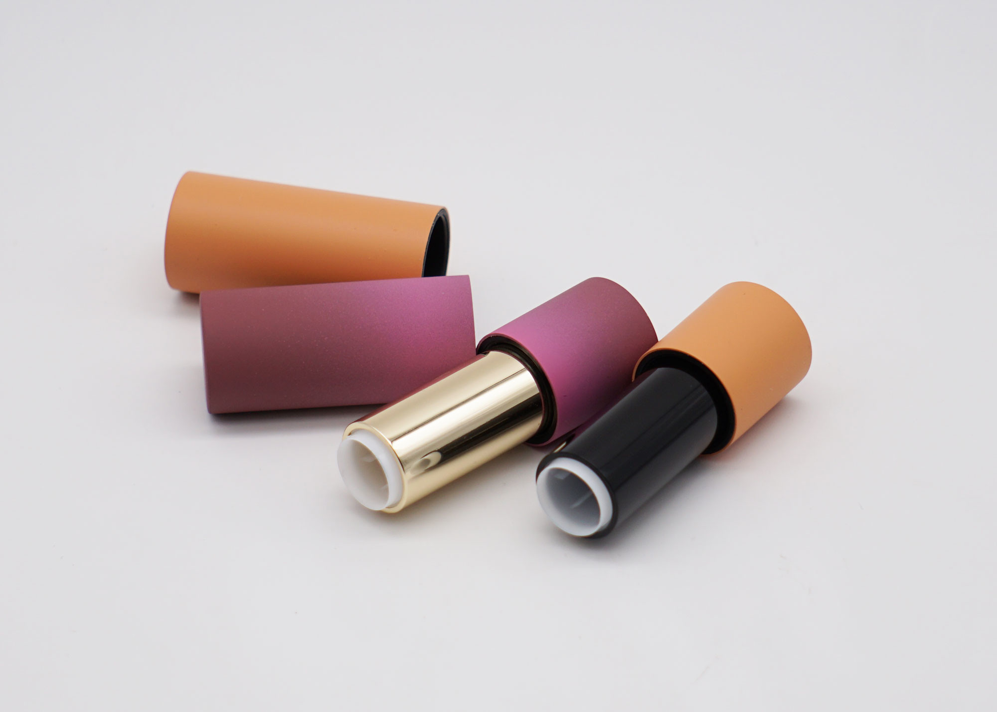 3.8g Refillable Metal Lip Balm Containers Hot Stamping Surface