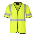 Motorcycle High Visibility Orange Safety Vest Clothing Bulk Multi Pockets