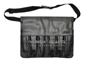 China Pro Cosmetic Makeup Brush Apron Bag Artist Belt Strap Holder Black wholesale