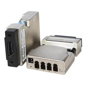 China NUFIBER EDID SM 4core LC Dvi To Fiber Optic Converter 1000 Meters Distance DVI to Fiber Extender wholesale