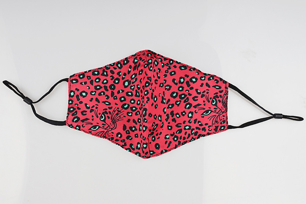 Fashion Multicolor Leopard PM2.5 Cotton Face Mask