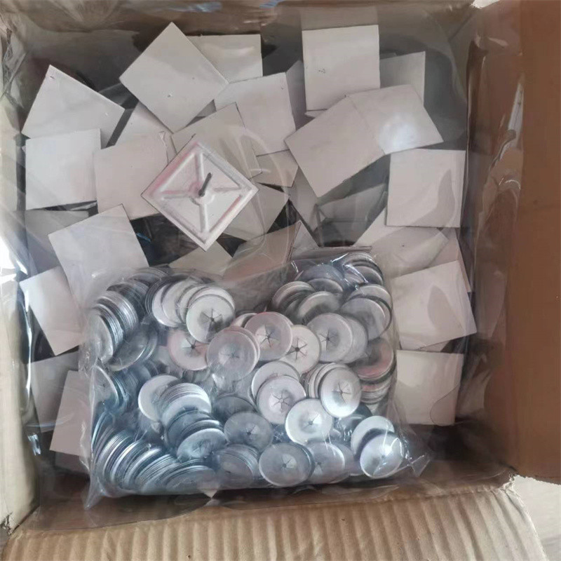 2.5" Self Adhesive Insulation Fastener Pins For Fiberglass Duct Wrap On Sheet Metal