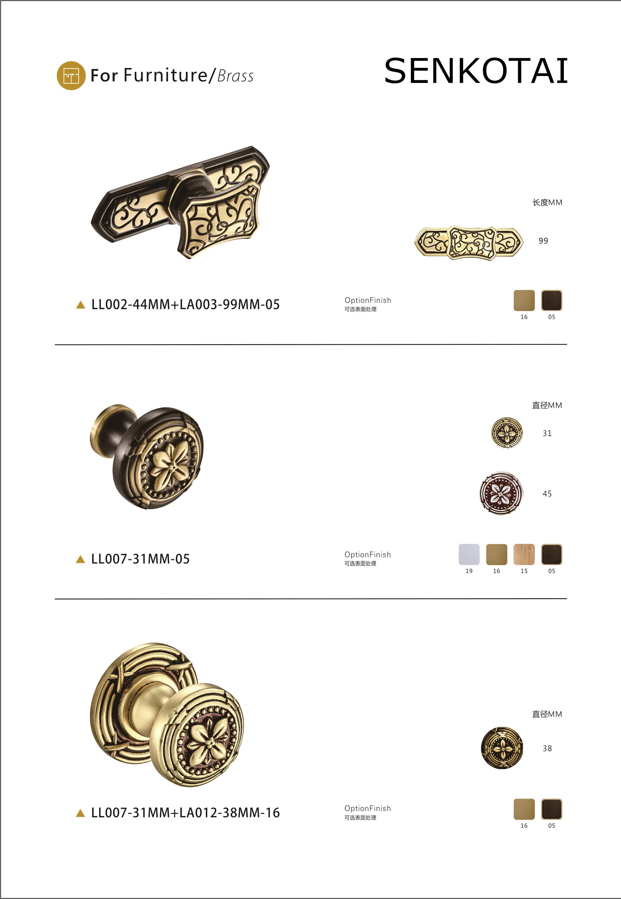 Euro Style Antique Brass Kitchen Cabinet Knobs Pull - Vintage Drawer and Dresser Round Handles