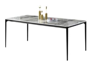 China ODM Rectangular 120x70x75cm Restaurant Dining Table OEM Slab Stone wholesale