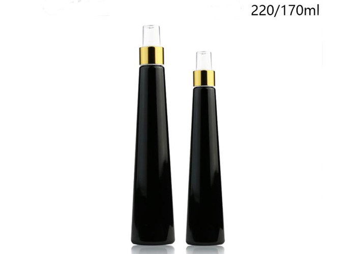170ml / 220ml Empty PET Plastic Facial Toner Liquids Bottle With Pump Sprayer