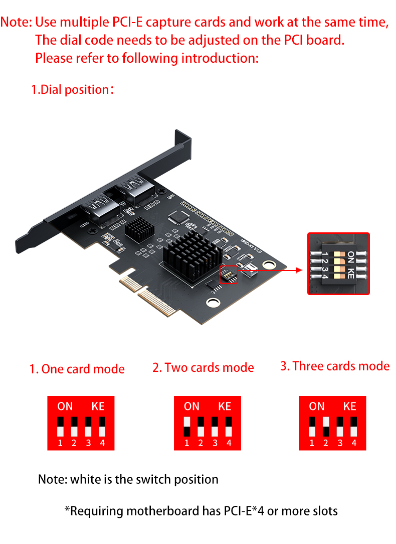 NO Private Mold 1080P 4K Video Capture Card for Camera Module Support Windows Linux