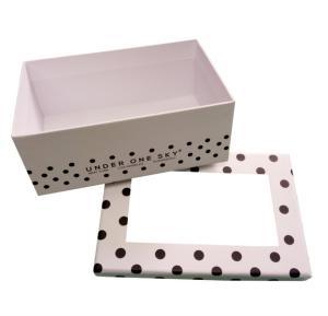 China PVC Rigid Cardboard Gift Boxes With Clear Window 157gsm Coated wholesale