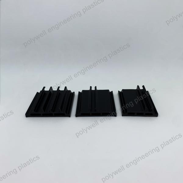 Black Nylon 66 Bar Polyamide Extrusion Strip Which Inserted In Thermal Break Aluminum Extrusion