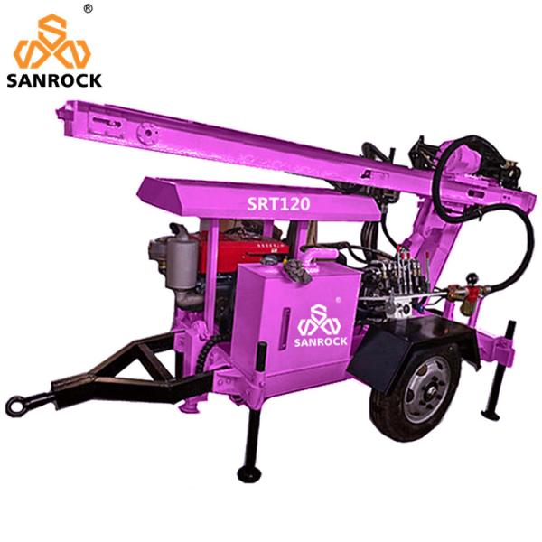 Small Water Well Drilling Rig Hydraulic Trailer Mounted Water Well Drilling Rig