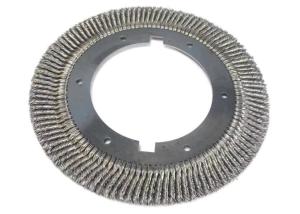 China 114 Knot Cutback Brush 460mm OD Large Twisted Knot Wire Wheel wholesale