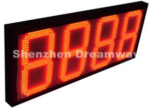 China 8888 Outdoor LED Signs for Gas Station with Red 12&quot; Size Meanwell Power Supply wholesale