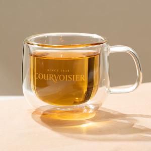 China Clear Insulated Double Walled Glass Espresso Cups 75ml Mouth Blown 2.6 Ounce wholesale