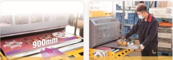 YZ900 Automatic Descaling Chamfering Roller Brush Deburring Edge Rounding Machine