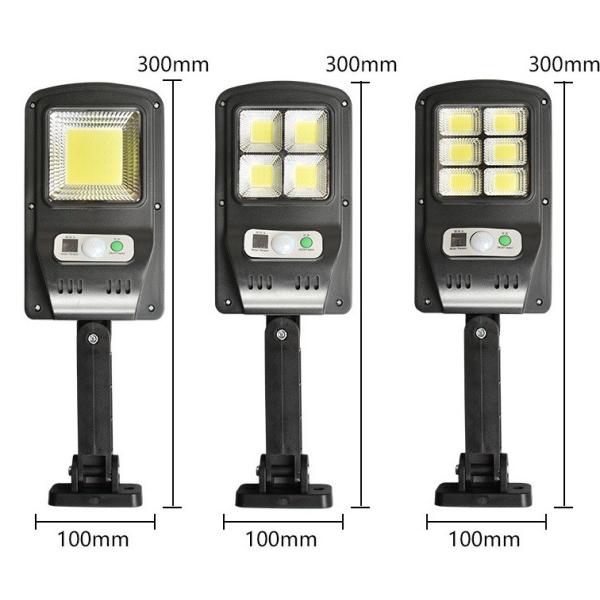 Outdoor Led Solar Street Light Integrated 120OCB 168COB With Pole Motion Sensor