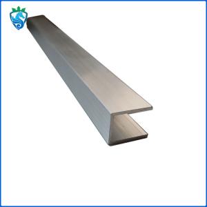 China Stair Aluminum Alloy Handrail Profile Glass Track Balcony Trough wholesale