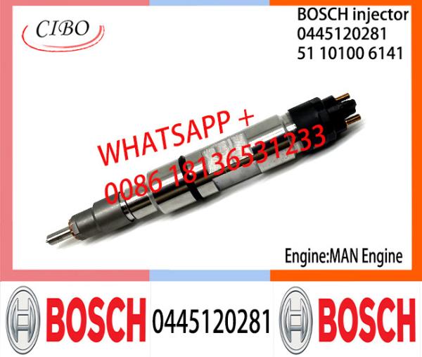 BOSCH 0445120281 Neutral Diesel Fuel Injector Assembly 0445120281 51101006141