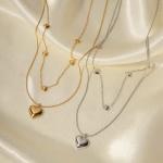 Fashion Women Necklaces OEM Double Layer Necklace For Clavicle Chain