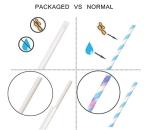 Disposable Graduation Paper Straws Juice Milkshake Smoothie Paper Straws