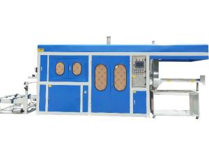 China Pet Fastfood Tray PLC Vacuum Blister Forming Machine 12m/Min Auto For Food Container wholesale