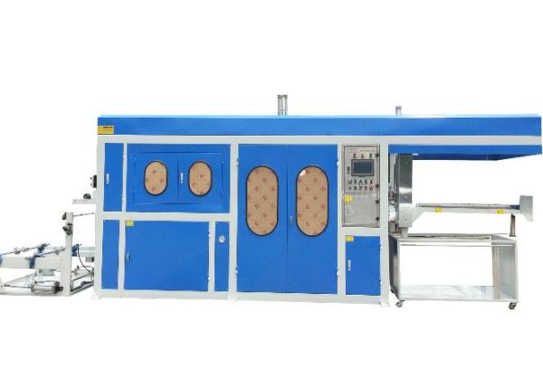 Pet Fastfood Tray PLC Vacuum Blister Forming Machine 12m/Min Auto For Food