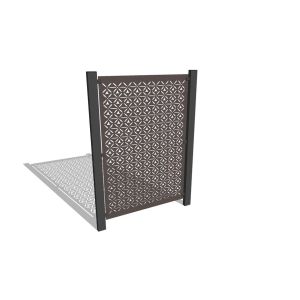China Square Aluminium Profile Gate Fireproof Outdoor Aluminum Estate Gates wholesale