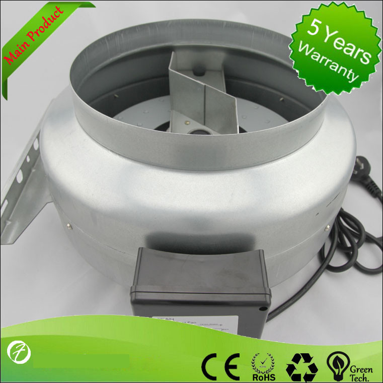 Low Noise Sheet Metal Industrial Inline Duct Fans For Equipment Cooling