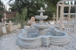 Outdoor Decoration White Marble Stone Water Fountain