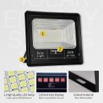 30000H 200W 300W ABS LED Solar Flood Light Outdoor Projector Lighting