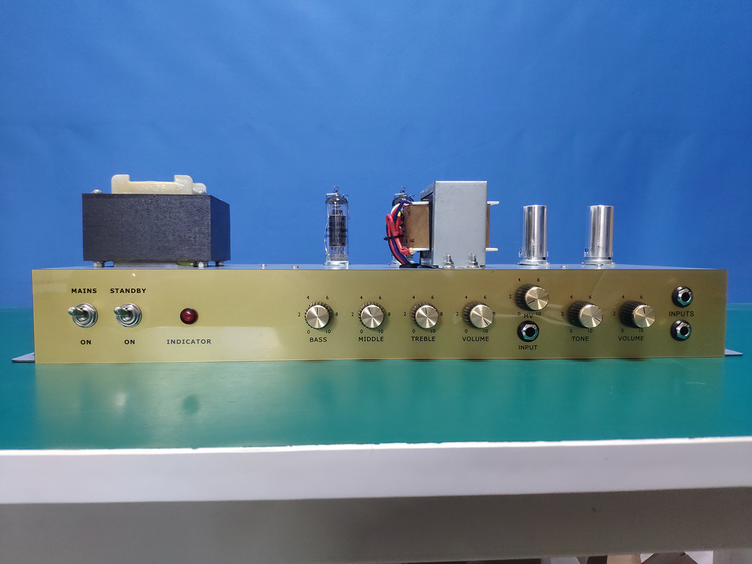 Custom Grand TMB 18W Style Hand Wired All Tube Guitar Amplifier Head with JJ ECC83*3+EL84*2 Tubes 18W