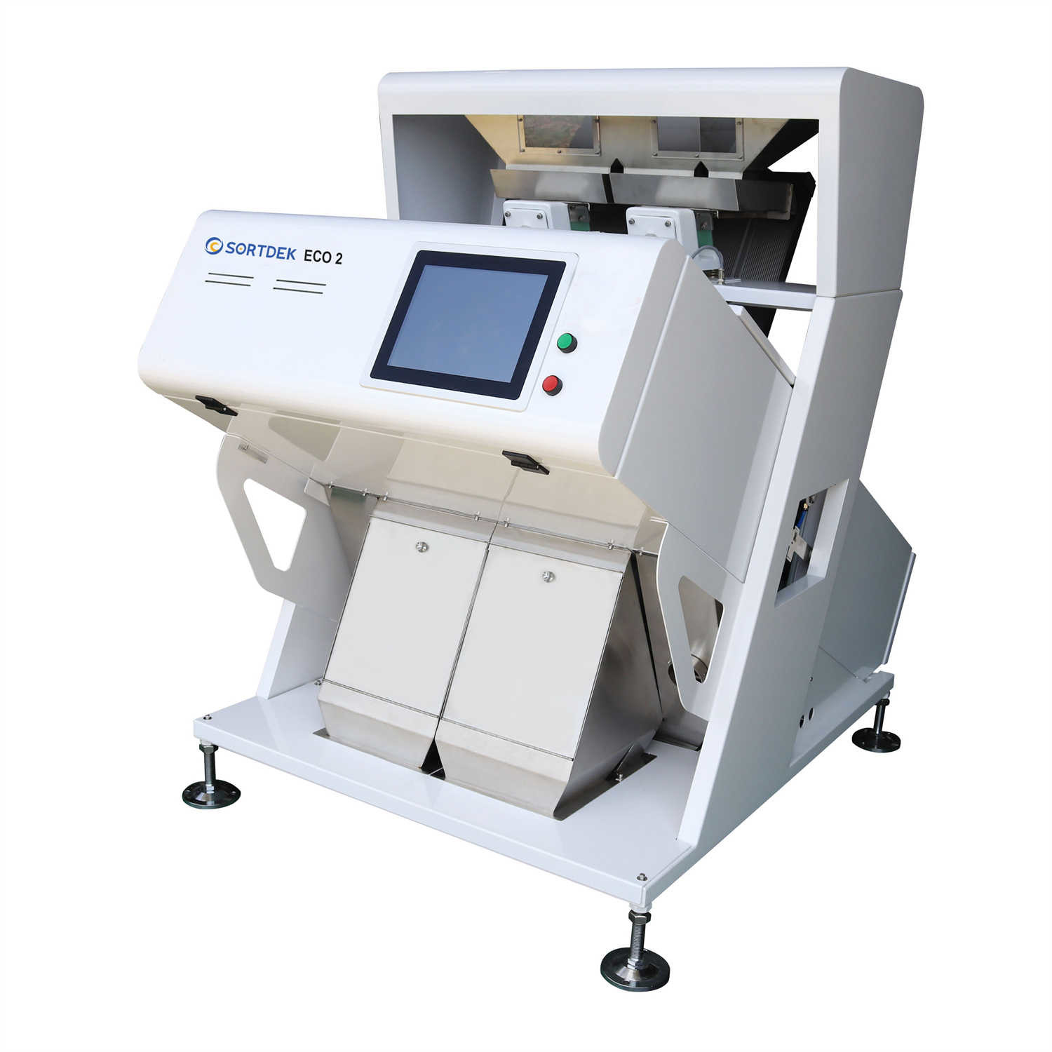 1.8KW 126 Ejectors CCD Color Sorter For Rice Bean Pulses Plastics