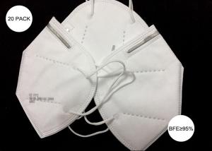China Eco - Friendly Breathing KN95 Disposable Face Mask 3 Years Validity wholesale
