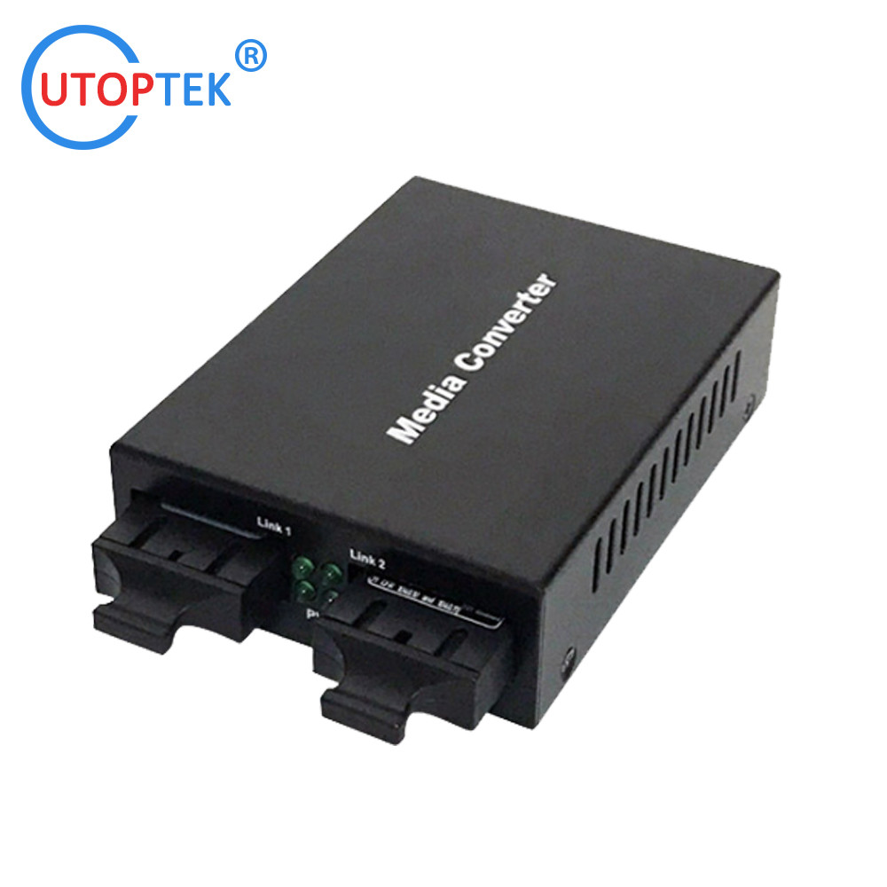 SFP to SFP media converter, 10/100/1000M SM to MM media converter, 2*SFP port, fiber to fiber media converter