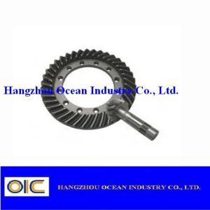 China 231mm Spiral Bevel Gear Pinion Crown And Pinion Gear With 10 Spline 13-18 Teeth wholesale