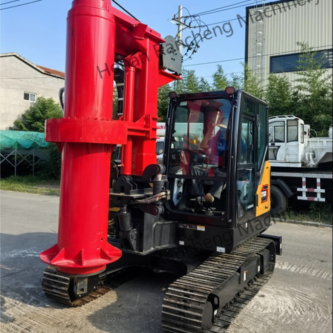 RCQ-10C Hydraulic Mini Pile Drilling Rig 10m Depth With 10-45RPM R/Min Rotary Speed