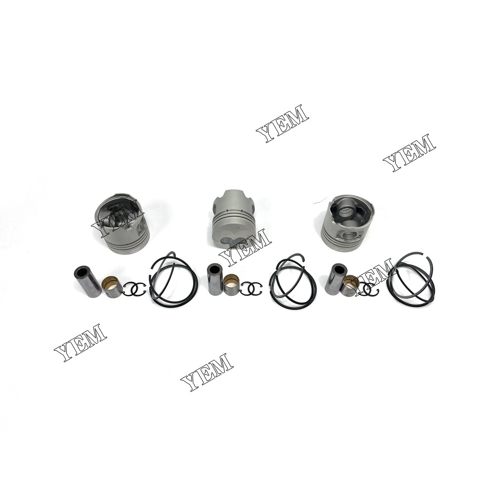 3PCS 3AD1 Factory Outlet Piston With Rings For Isuzu