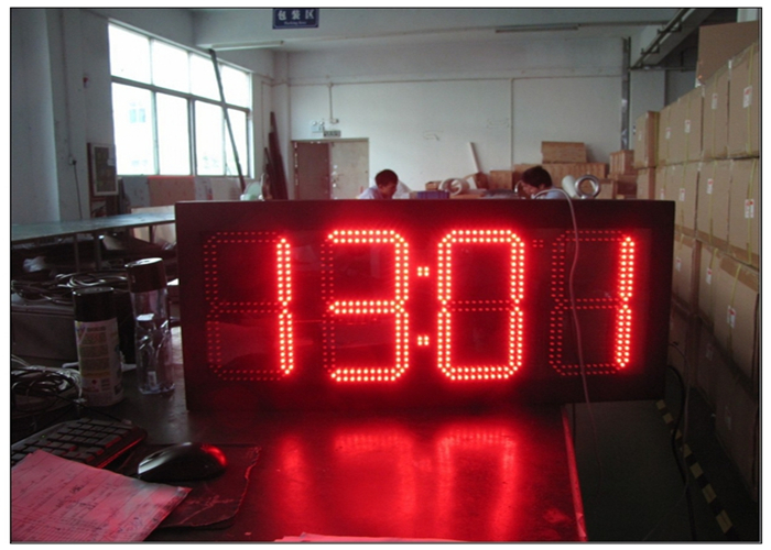 High Brightness 7 segmen led gas price signs with wireless IR remote control , long Life span