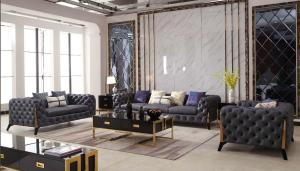 China 1+2+3 sofa set Italian leather Luxury sofa Italian design morden sofa wholesale