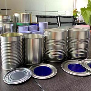 China Food Safety 900 Gram Milk Powder Tinplate Storage Can , Round Metal Tin Can With Aluminum Foil For Milk Powder wholesale