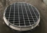 Outdoor Metal Manhole Cover Grating 25*3mm Circular Galvanised Grate