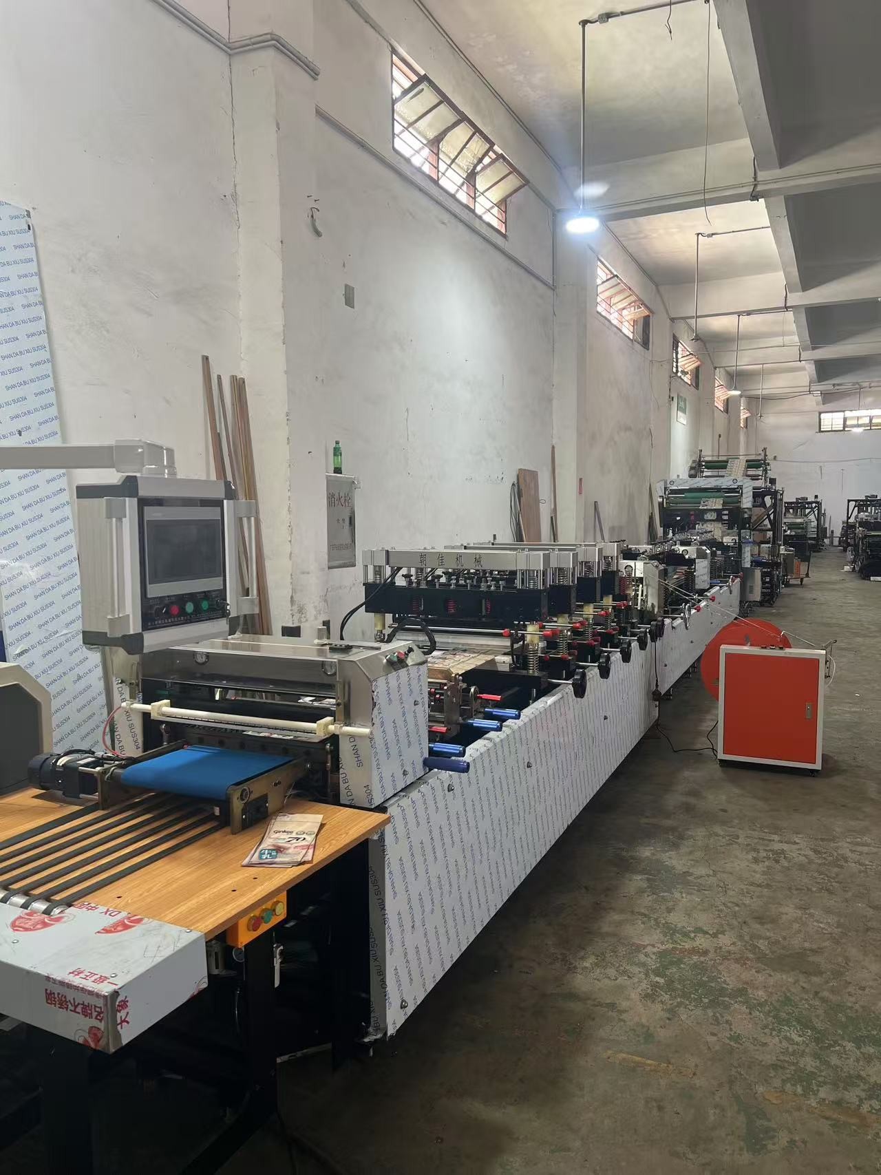 Small Width Of Roll Film Stand Up With Zipper Machine