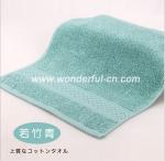 Best quality AZO free cotton terry dobby small red wholesale hand towels